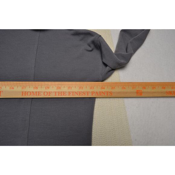 CAbi Cowl Neck Tunic Sweater Dress Blue Gray Long‎ Sleeve Neutral Staple Medium - Picture 5 of 9